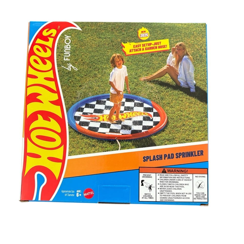 New Race Ready Hot Wheels by Funboy Splash Pad Sprinkler